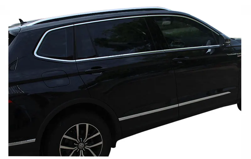 Для Volkswagen Tiguan L наружные части, отделочные полоски для боковых окон, аксессуары из нержавеющей стали для tiguan L YCSUNZ