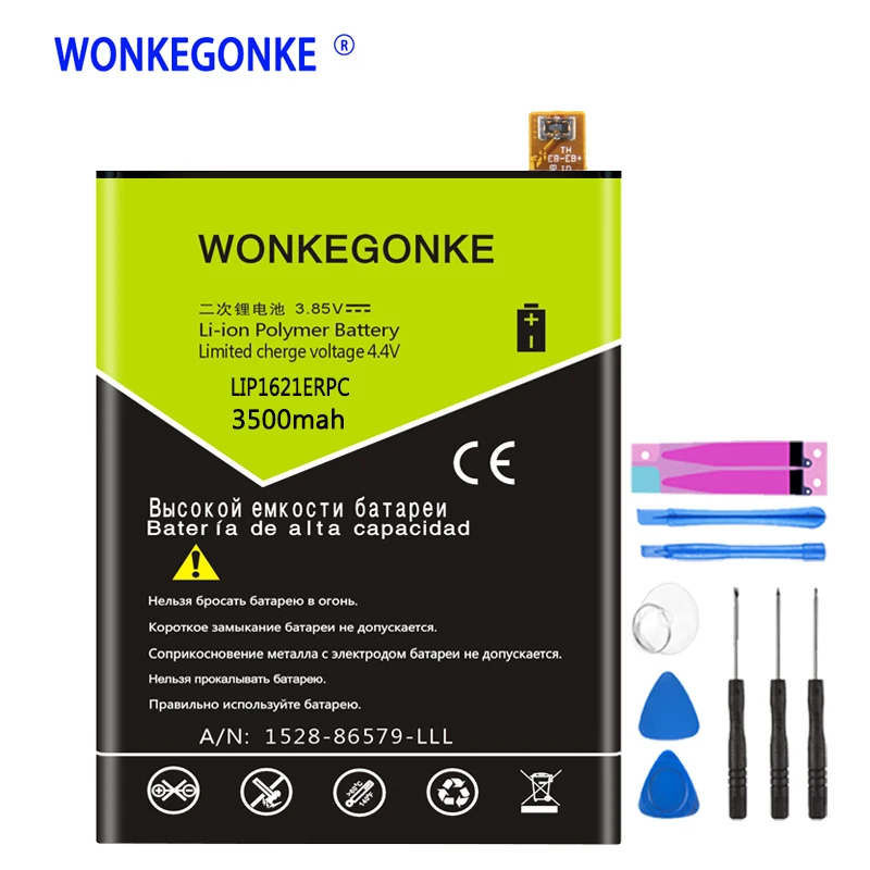 WONKEGONKE LIP1621ERPC F5121 Аккумулятор для SONY Xperia X L1 F5122 батареи батарея|Аккумуляторы