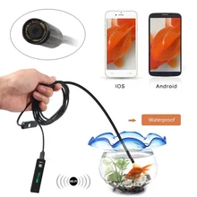 Borescope 8LED Труба Камера Эндоскоп беспроводной водонепроницаемый для телефона для Android Прямая