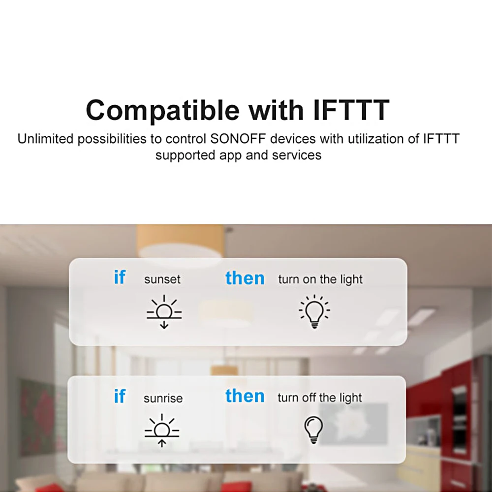 10 шт., SONOFF-RF управления, 433 МГц, умный переключатель, wifi, DIY, приложение Ewelink, автоматизация, светильник, переключатели, дистанционное управление, l для google home