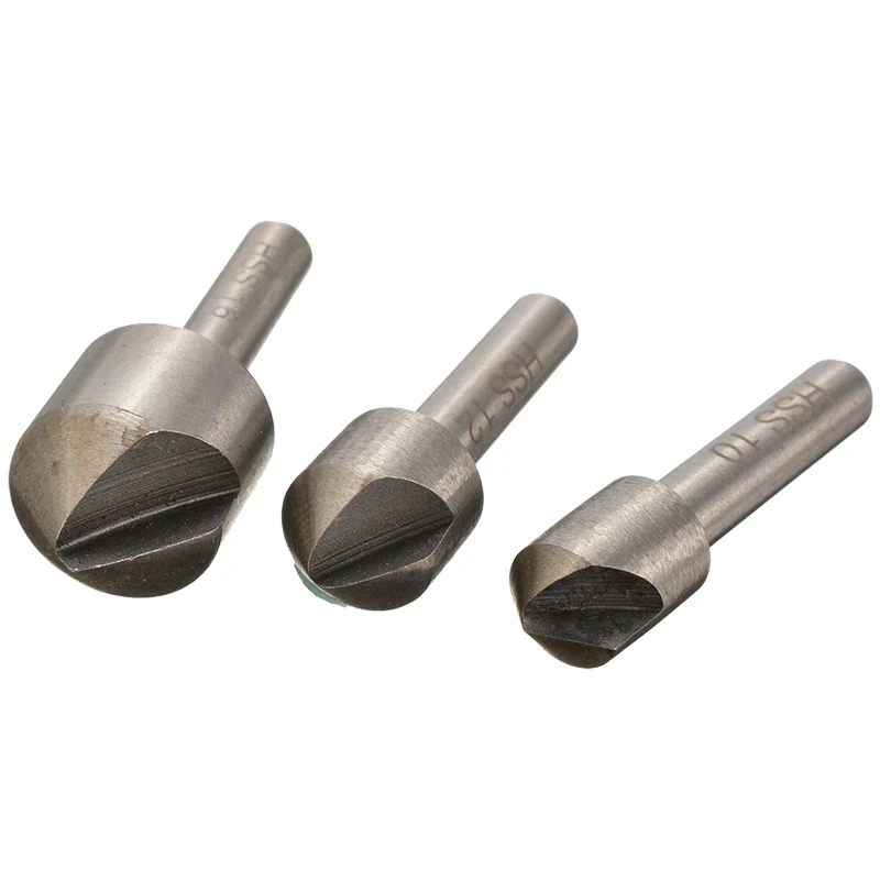 3pcs HSS Countersink Drill Bit Set 90 