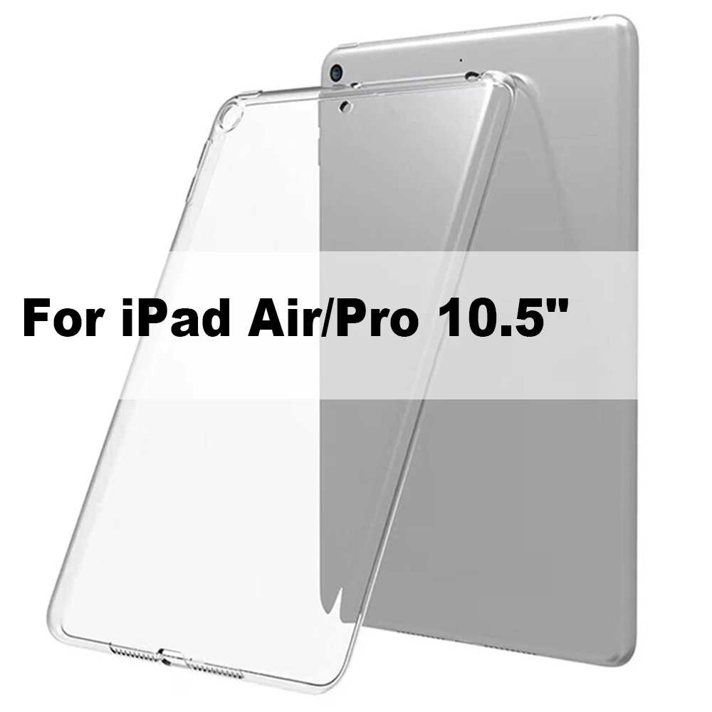 iPad Air Pro 10.5 Чехол для iPad mini/Air/Pro 9," 10,2" 10," из ТПУ, прозрачный, мягкий Силиконовый противоударный чехол, защитный чехол - Цвет: iPad Air Pro 10.5