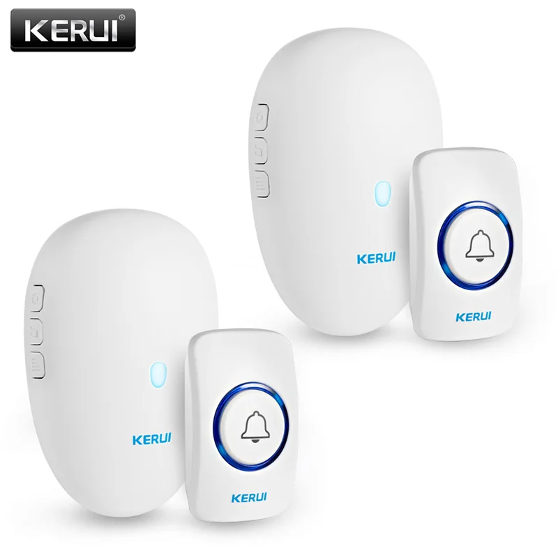 KERUI M521 Беспроводной Добро пожаловать дверной звонок домашняя система охранной сигнализации 433 МГц Смарт Ловец снов с 57 песни 4 уровня громкости с EU US UK вилкой - Цвет: kit 4