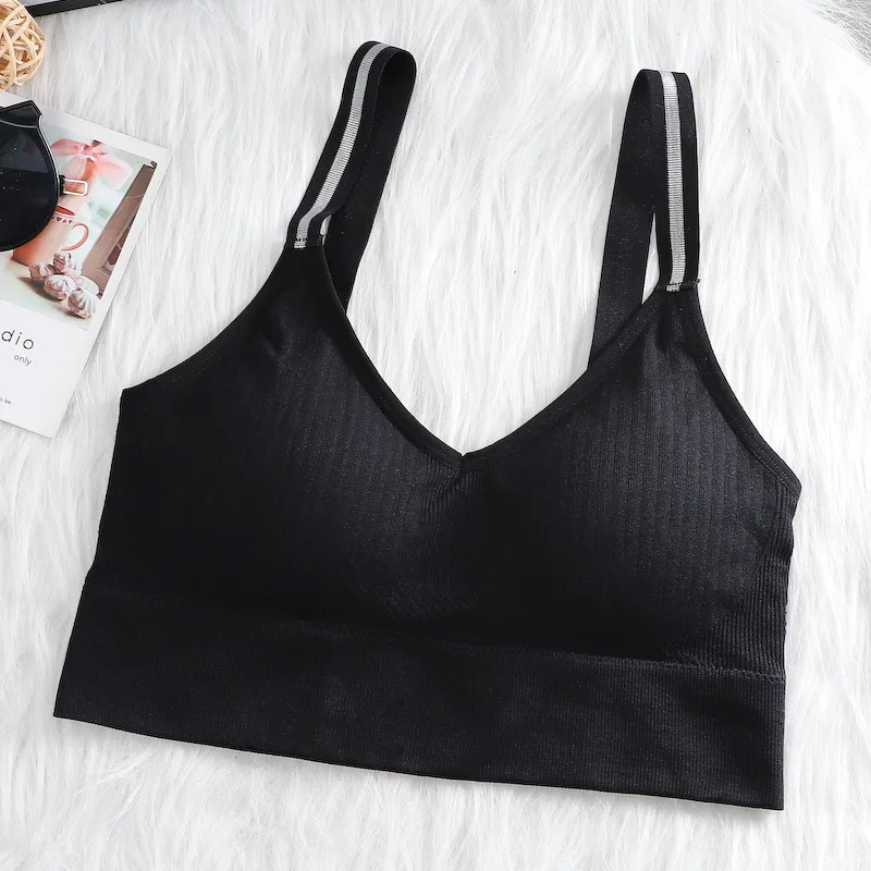 Women Tube Tops Seamless Bra Crop Top Female Wrapped Chest Sexy Lingerie Sports Top Wireless Underwear Low Back