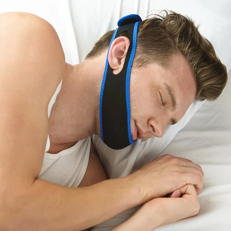 

Anti-mite headband sleep mask snoring belt snoring protection jaw dislocation support belt health care tools gifts hot sale hot