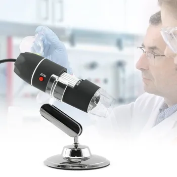 

1000X Magnifier 8 LED Digital Microscope USB Endoscope Camera Metal Base Portable Hand Held Endoscope for Inspection
