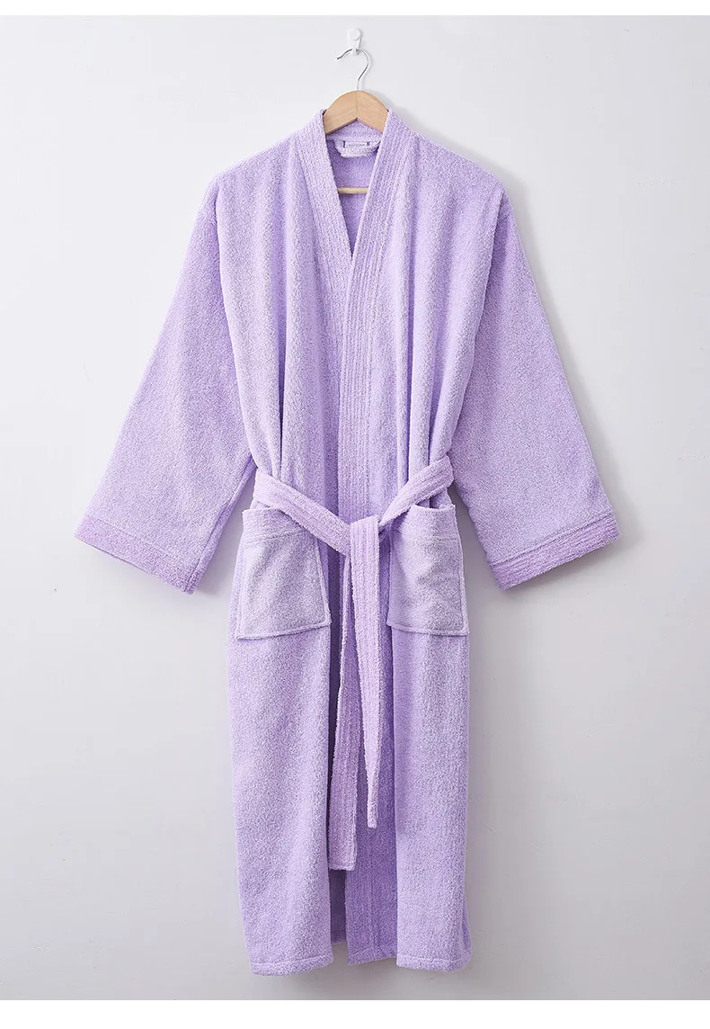 Полотенцесушитель Robe100% хлопок унисекс Халат Банные мужские халаты и женские Sleeprobe двусторонний махровый Sleeprobe женская повседневная домашняя одежда