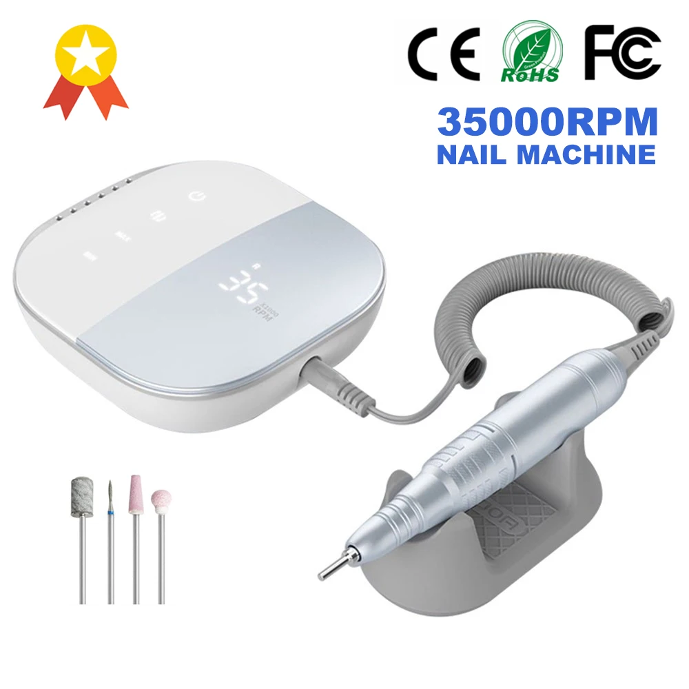 PROD 1005001651026194 35000RPM Electric Nail Drill Machine Electric
Nail MachineTouch LED Display Nail Tools Manicure Machine Nail Drill
Bits Polisher