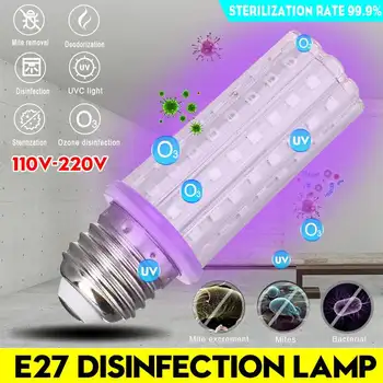 

E27 UVC Ultraviolet UV Light LED Corn Bulb Disinfection Sterilization Mites Lights Germicidal Lamp Bulb 5W/10W/12W 110V-220V