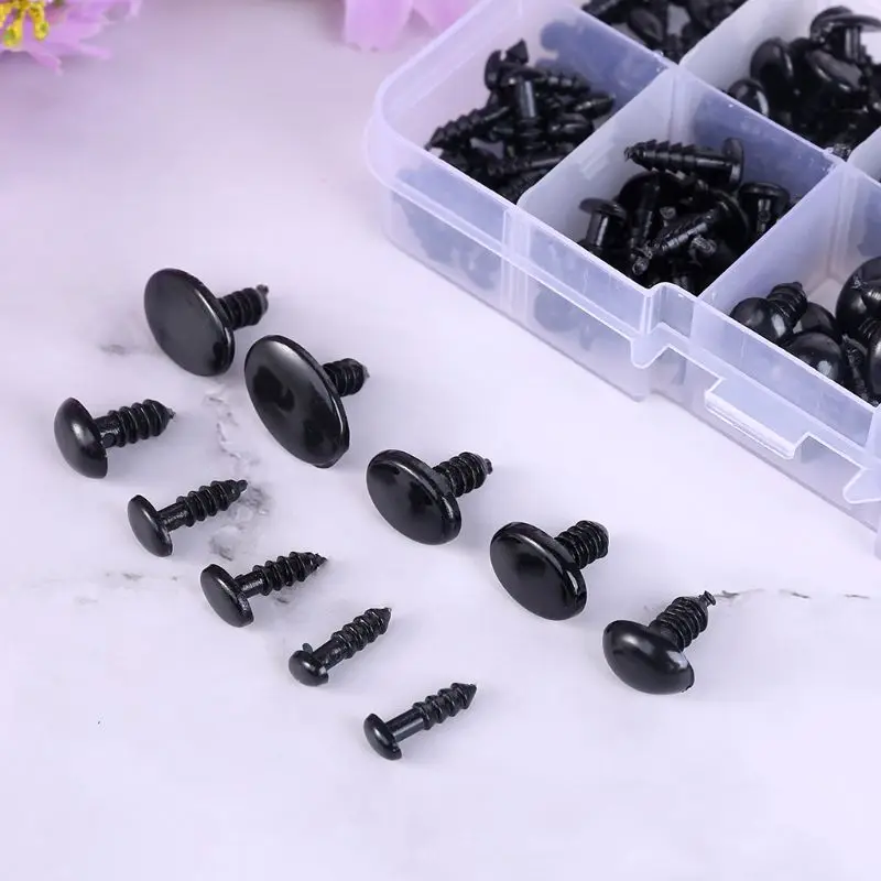 126 шт Пластиковые DIY безопасные нос куклы кукольные поделки в виде животных с шайбами для ручной работы детские игрушки
