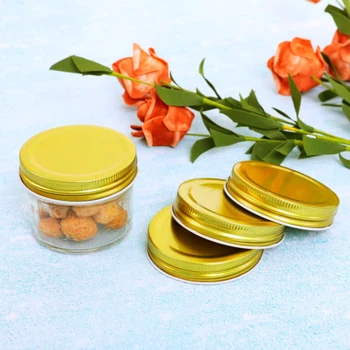 

10pcs Leak Proof Seal Water Bottle Cover 86mm Wide Mouth Drinking Bottle Lids Covers Food Keep Frash Storage Lid for Mason Jar