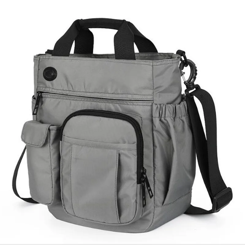 Tablet Bolsa de Ombro para Ipad ar Mini Pro 7.9 9.7 10.1 12 10.5 12.9 Polegada Nova Moda Masculina Bolsas Viagem Mensageiro Preto Portátil Bolsas - Imagem 2