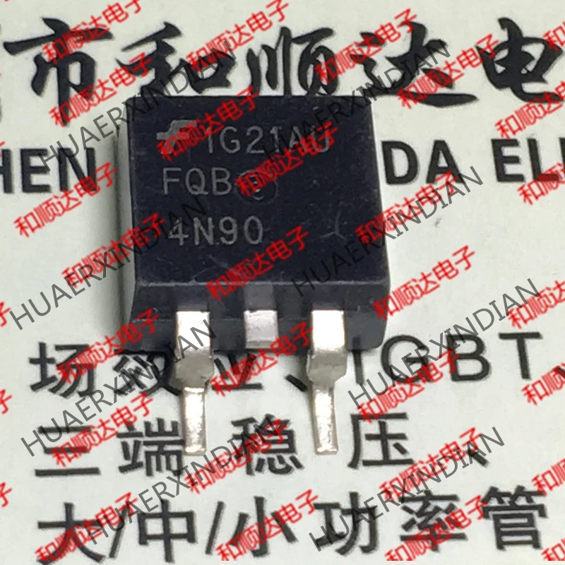 10 шт./лот Новый и оригинальный FQB4N90 TO-263 900V 4.2A в наличии | Электронные компоненты