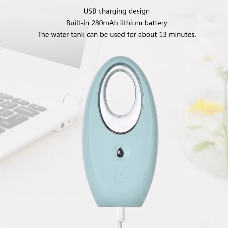 1 Набор, портативный счетчик воды, usb зарядка, нано холодный спрей, паровой инструмент для лица, ручной увлажнитель, инструмент для красоты