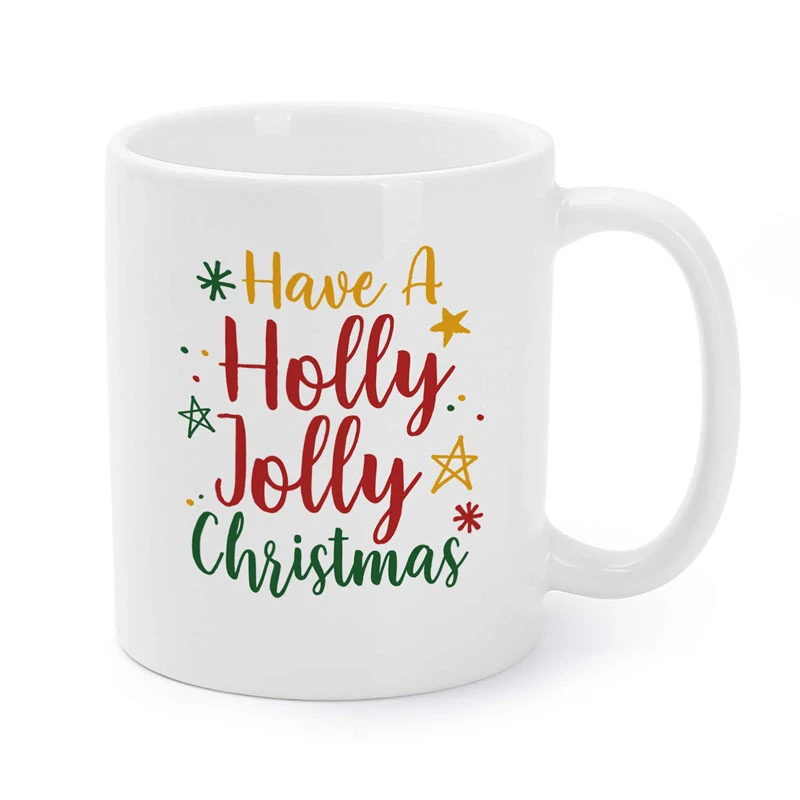 Canecas Engraçadas Do Natal Têm Uns Copos/decorações Do Presente Do Natal  De Holly Jolly Para Famílias/amigos/colegas De Trabalho 11 Oz - Canecas -  AliExpress