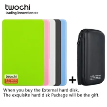 Original twochi 2.5 Inch External Hard Drive Storage 320G 500G Mini USB3.0 1TB 750G 160G 250G HDD Portable External HD Hard Disk