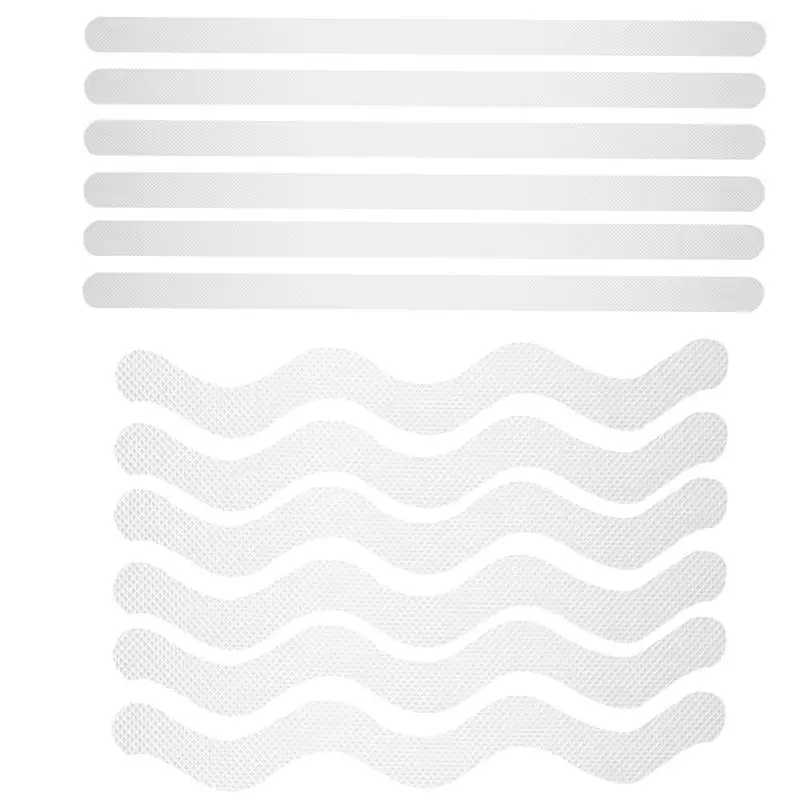 

30Pcs Bathroom Anti Skid Stickers Bathtub Self-sdhesive Tapes Stair Strips