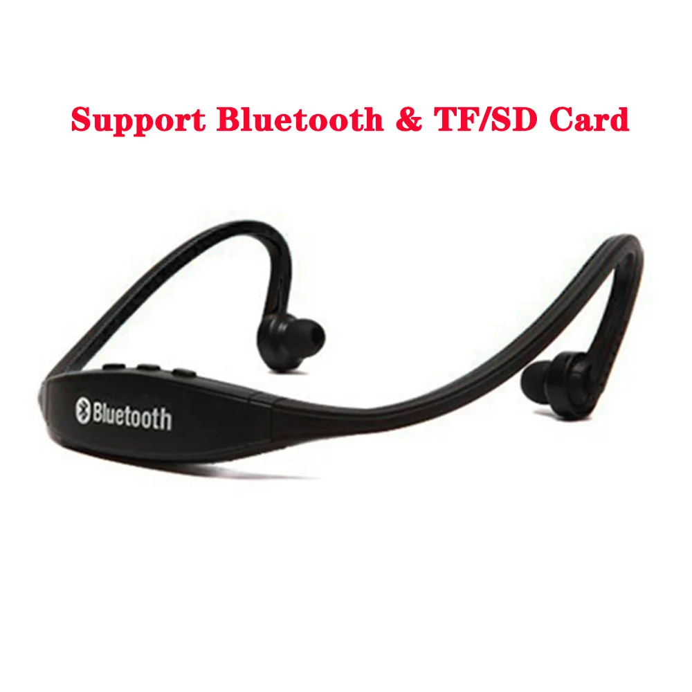 S9 Bluetooth беспроводные наушники Bluetooth наушники с микрофоном Поддержка TF/SD карты громкой связи спортивная Гарнитура для iPhone huawei XiaoMi - Цвет: Bluetooth N Card