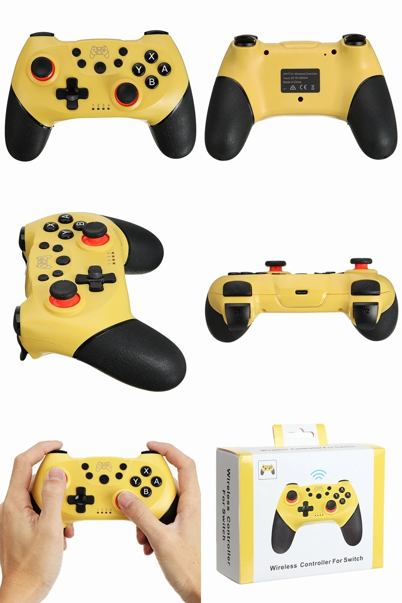 Для Nintendo Switch Pro NS-переключатель Pro геймпад Беспроводной Bluetooth геймпад игровой джойстик контроллер с 6-осевым ручка