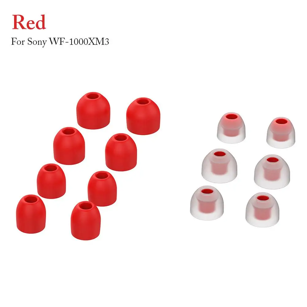 Новейший мягкий силиконовый защитный чехол Подставка для Sony WF-1000XM3 наушники защитный декоративный чехол наборы - Color: Red