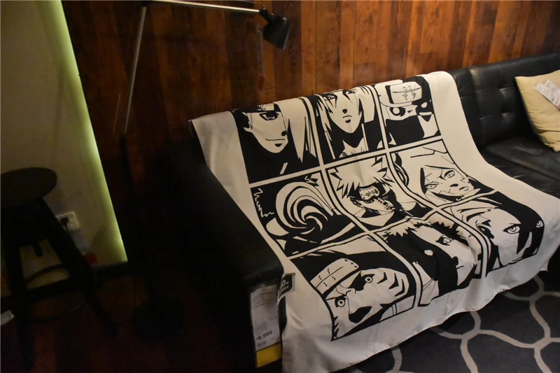Наруто персональный декор для ресторана подвесное одеяло аниме мультфильм Hokage Печатный Dormitory задний план подвесная ткань Cos подарок Горячая