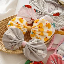 Yi shu/Детская повязка для волос в виде ушей кролика для детей, стиль, милые универсальные тонкие резинки для волос для девочек, Эластичные аксессуары для головы