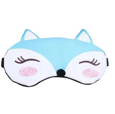 1 шт Kawaii Animal Fox 3D маска для сна натуральный спальный глаз маска-козырек для глаз оттенок покрытия глаз мягкие повязки на глаза стаканчики для вечеринки, подарков - Цвет: 7