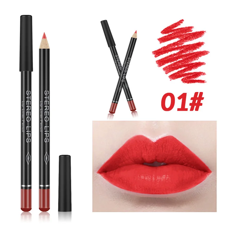 13 цветов, натуральный макияж, карандаш для губ, водостойкий стойкий карандаш для губ, женская сексуальная матовая губная помада, карандаш для губ, красота, косметика - Color: Style 2