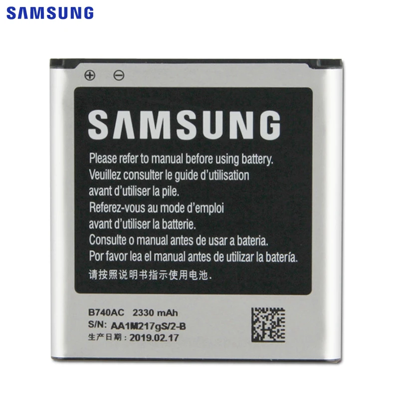 SAMSUNG оригинальный запасной аккумулятор B740AE B740AC для Samsung Galaxy S4 Zoom C101 C1010 C105 C105K C105A
