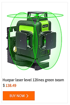 Huepar 3D 8 Линейный лазерный уровень 360 наливный 3D лазерный уровень 902CG зеленый луч Мощный лазерный луч