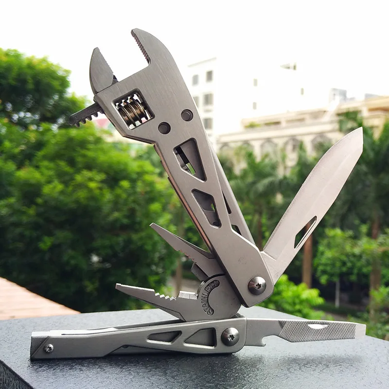 

Cross Border Electricity Supplier Combination Wrench Clamp Outdoor Multifunctional Tool Pliers Folding xiao dao qian Multi Purpo