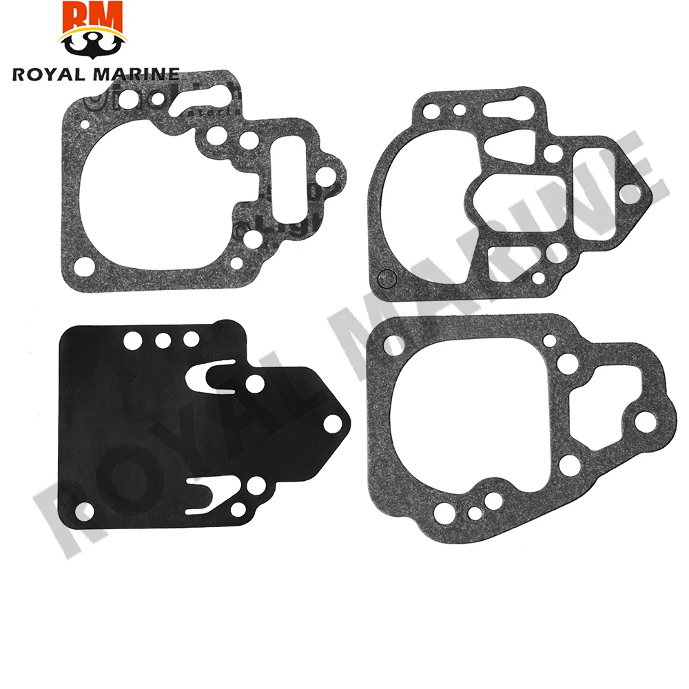 Carburetor Gasket and Diaphragm Kit for Mercury Many 6 8 9.9 10 15,20 & 25 HP Replace 1395-9761-1 139597611 outboard engine parts boat motor parts outboard motor gasket