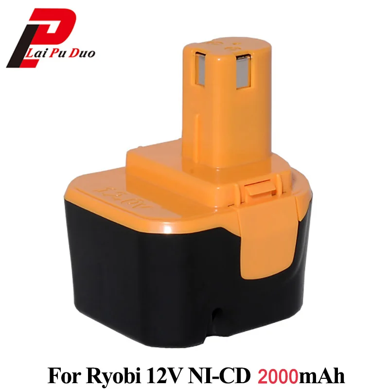 For Ryobi 12v Nicd 2/3ah Replacement Power Tool Battery 1400652,b