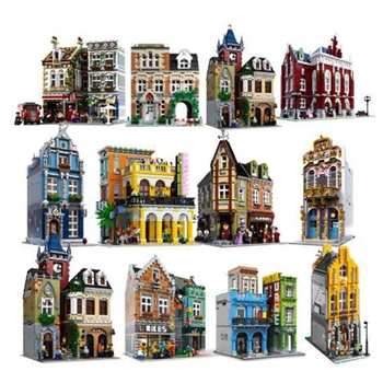

MOC City Street View Series The Hospital Model Kit Building Blocks Fit Creator Expert Bricks Educational Kids Toys DIY Gifts