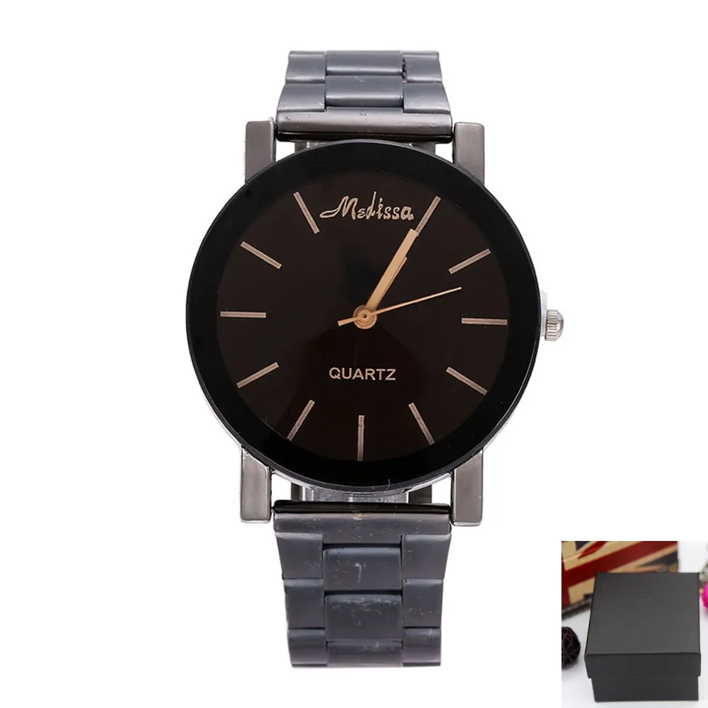 

Wholesale Men's Quartz Watch With Box Relogio Masculinos Men Full Steel Business Wristwatches Reloj Hombre Acero Inoxidable 1764