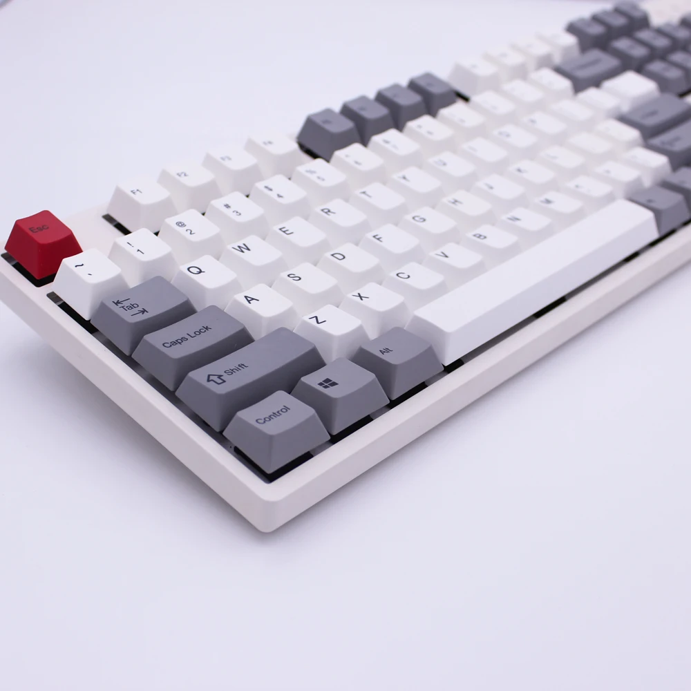 MP Cherry Profile English Version Dye-Sublimation 87/112 Keys Thick PBT Keycaps MX Switch Mechanical Keyboard Keycap