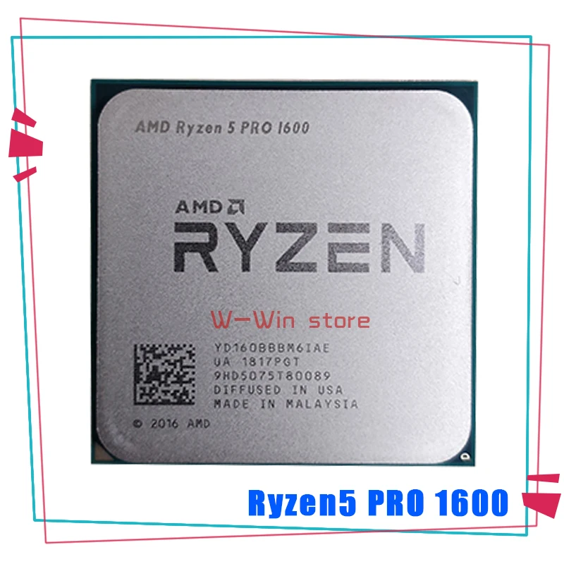 Amd Ryzen 5 R5 Pro 1600 Ghz, Processeur Six Coeurs 12 Fils, 65w,  Yd1600bbm6iae Socket Socket Am4 - Processeurs - AliExpress