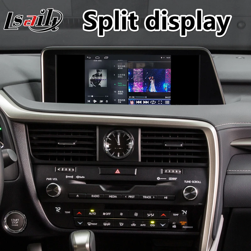 atv gps Lsailt Android Carplay Interface for Lexus RX350 RX 450h RX200T RX300 RX350L 2013-2019 Multimedia Video GPS Navigation System atv gps