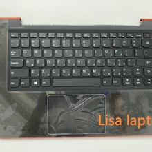 Для lenovo 310-14isk ideapad 310s-14 верхний чехол C 80sj NBL BK w/KB HB C-cover с клавиатурой 5CB0L45385