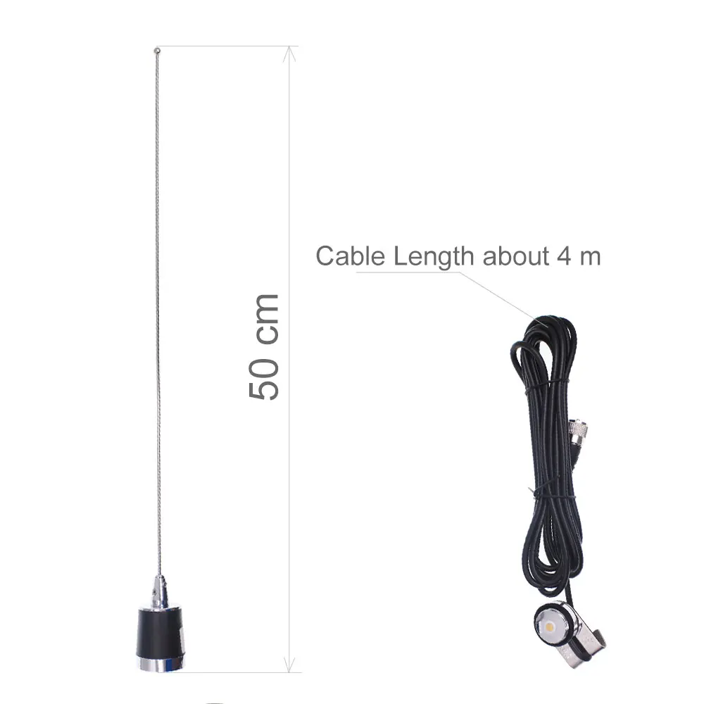 NMO Antenna SDN1 Dual Band 2.5/5.0 dBi High Gain Antenna with Feeder Cable For A