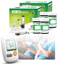 Измеритель уровня глюкозы в крови и тест-полоски Lancets Glm медицинский измеритель уровня сахара в крови глюкометр тест на диабет er высококровяные детективные инструменты