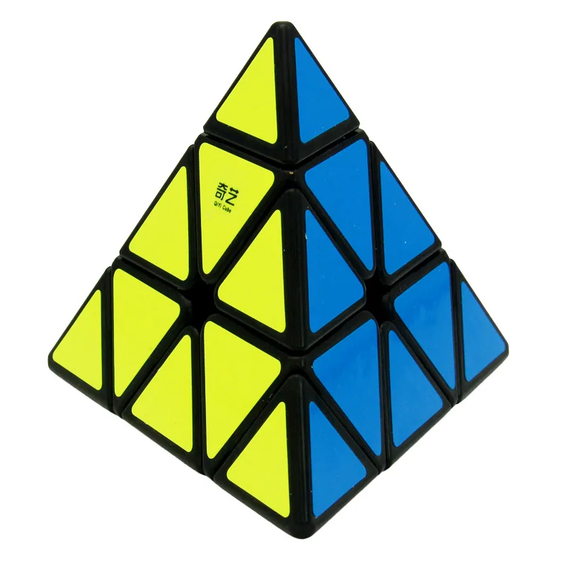Qiyi Треугольники PyramidCube Волшебные кубики 3x3x3 головоломки Скорость кубики для детей обучающие игрушки для детей рождественские подарки на день рождения