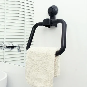 

Towel Holder Ring Strong Suction Cup Wall Mounted Towel Racks Washcloth Hanger for Bathroom Accessories Anillo de toalla BDF99