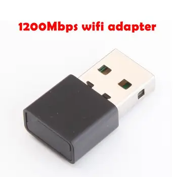 

802.11g AC1200Mbps USB Wireless 2.4G Wifi Adapter High Speed Network Card 802.11n Dual Band 802.11bc Antenna For Laptop Desktop