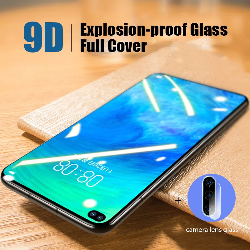 9D экран закаленное стекло для Huawei Mate 20 30 Lite задняя камера объектив пленка Nova 3 3E 3i 4