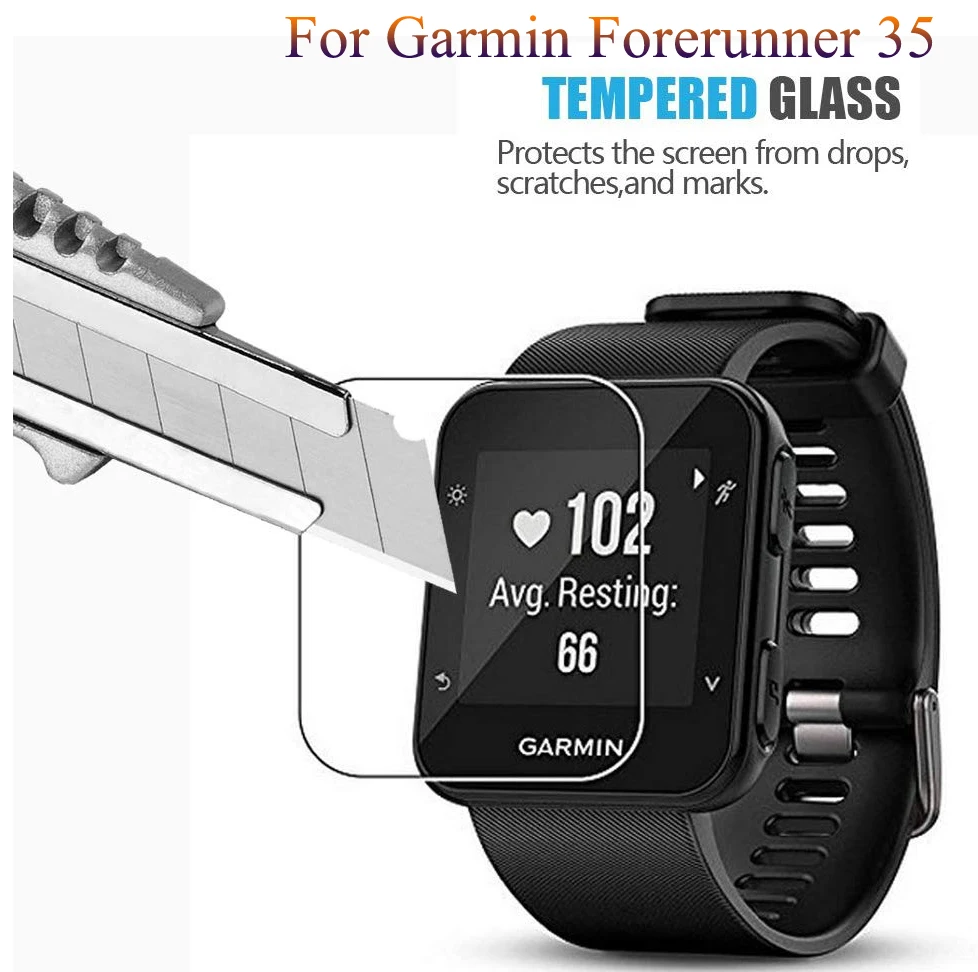 Garmin 35 Screen Protector Forerunner Watch Tempered Glass Watch
