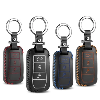 

luckeasy key cover for porsche cayenne turbo 2006 2 button Car Key bag/case wallet holder key2y