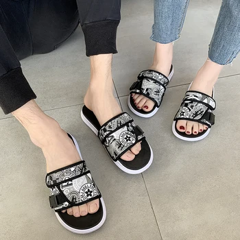

35-45 women's couple casual shoes home men and women slippers walking flat shoes men sneakers vacation beach shoes women zapatos