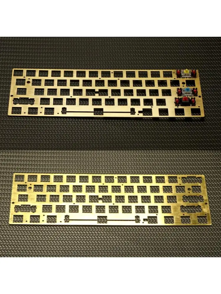 

60% Brass Drawing Concurrence Positioning Plate GH60 GK61 PCB Plate Keyboard