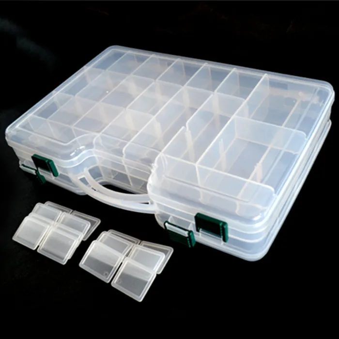 

Wholesale Lure Box Double Layer Two-sided-Lure Storage Box Lure Accessories Storage Box Large Capacity Fishing Tackle Box